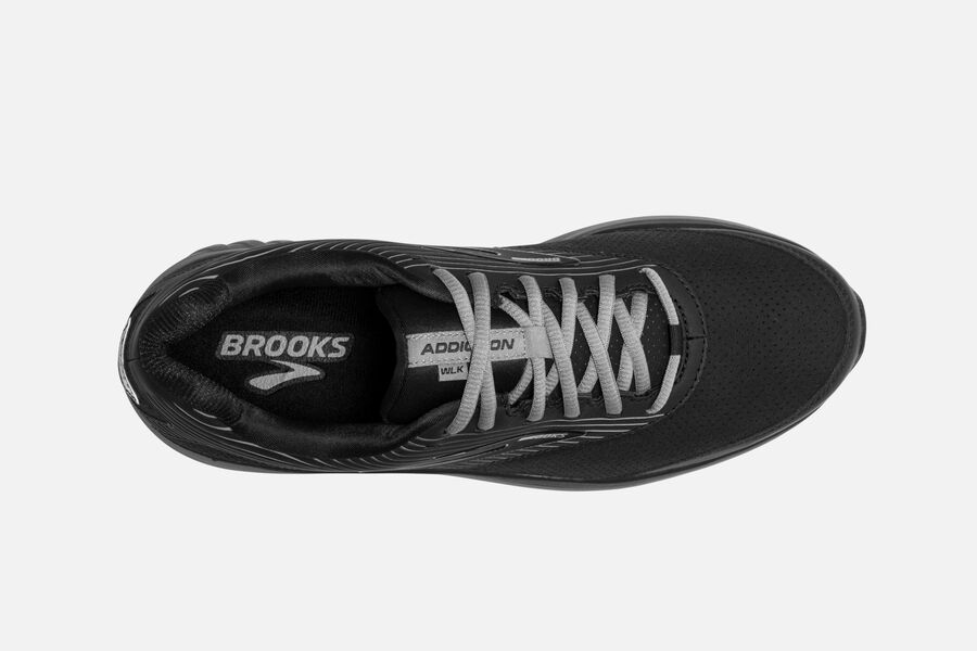 Brooks Israel Addiction Walker Suede Running Shoes Mens - Black - SRW-478601